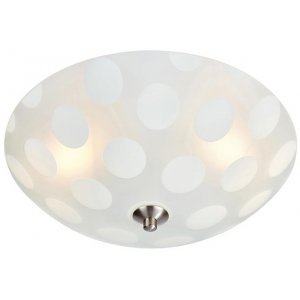 Dots takplafond 35 cm - Frostat glas - Plafonder