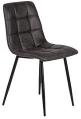 2 st Eksjö stol - Grått vintage PU - Konstläderklädda stolar