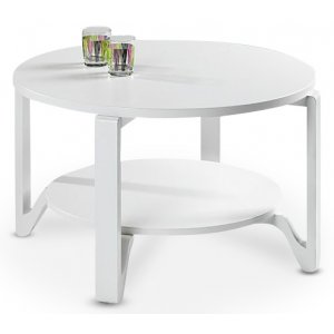 Lund runt soffbord - 80 cm - Soffbord i trä