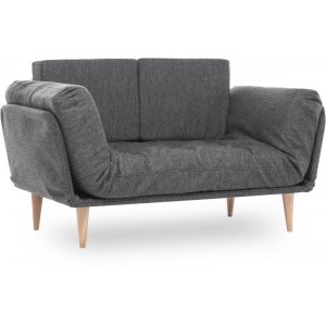 Lundby bäddsoffa - Mörkgrå - Bäddsoffor