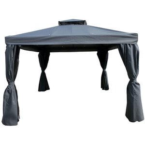 Oxford paviljong 300x300 cm - Grå - Paviljonger