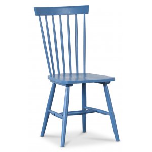 2 st Pinnstol Karl - Duvblå RAL5007 + Stolsdyna - Pinnstolar