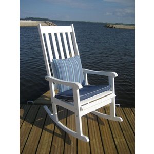 Savannah gungstol - Vit + Möbelpolish - Utematstolar