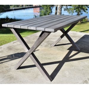 Scottsdale matbord 150 cm - Grålaserad - Utematbord