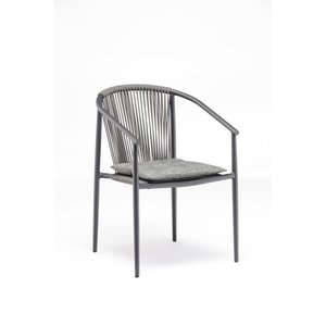 4 st Siena Stol - Grå + Möbelpolish - Utematstolar