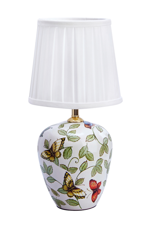 ell_1509435_Fs Bild på MANSION Bordslampa Liten Mönstrad/Vit - Markslöjd