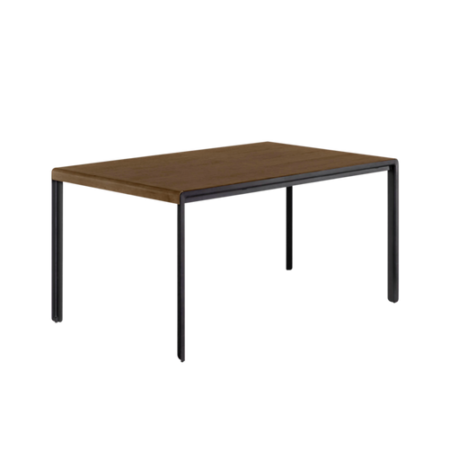 Bild på Bord med valnöts-finish Nadyria 120 (160) x 80 cm - Kave Home