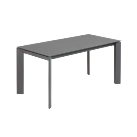 Bild på Utdragbart bord m glas Axis 160 (220) cm - Kave Home