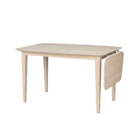 Bild på Matbord Ella 125x85 cm med hängklaff - Torkelson