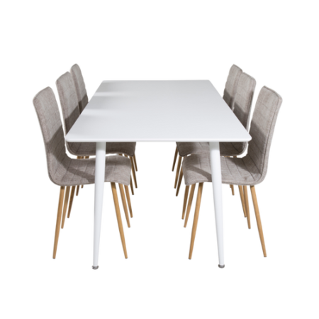 Bild på Matgrupp Penally med 6st matstolar Winta - Venture Home