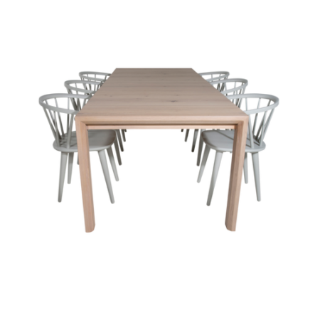 Bild på Matgrupp Sandhamn ink 6st matstolar Bernad - Venture Home