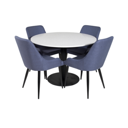 Bild på Matgrupp Ruben ink 4st matstolar Pia - Venture Home