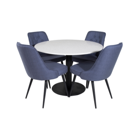 Bild på Matgrupp Ruben ink 4st matstolar Valleta - Venture Home