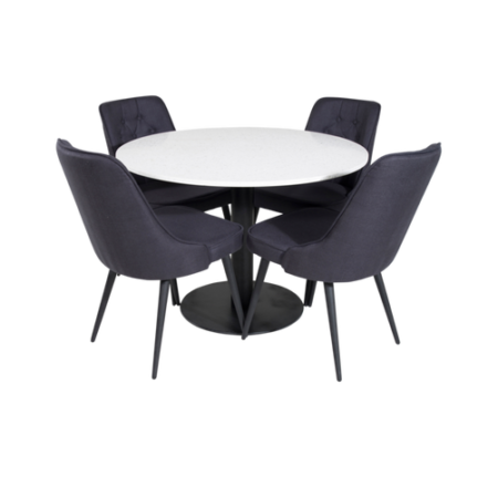 Bild på Matgrupp Ruben ink 4st matstolar Valleta - Venture Home