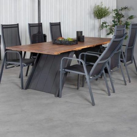 Bild på Matgrupp Ekenäs med 6 st Cassie matstolar - Venture Home