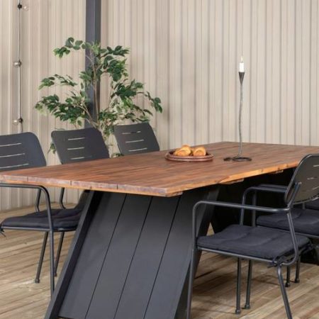 Bild på Matgrupp Ekenäs med 6 st Miranda matstolar - Venture Home