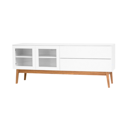 Bild på Mediabänk Mood glasdörrar - Torkelson