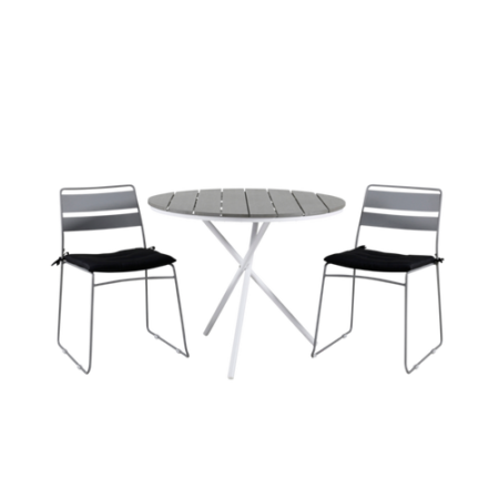 Bild på Matgrupp Pascal med 2 st matstolar Lincoln - Venture Home