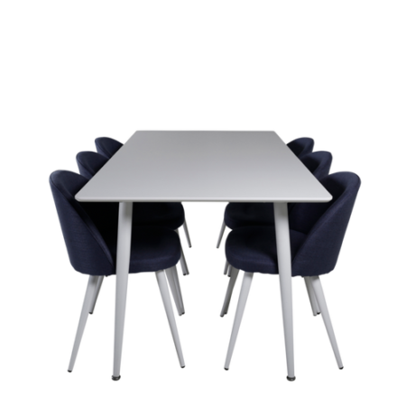 Bild på Matgrupp Penally inkl 6st matstolar Valleta - Venture Home