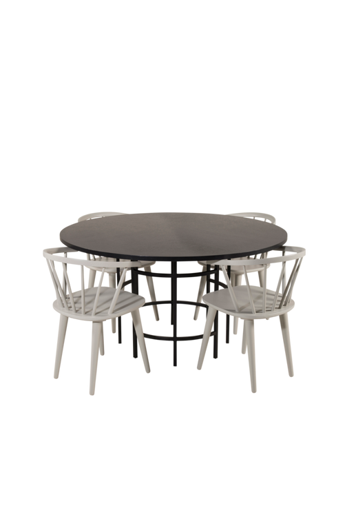 hom_1652236-01_Fs Bild på Matgrupp Copenhagen med 4 st matstolar Bernad - Venture Home