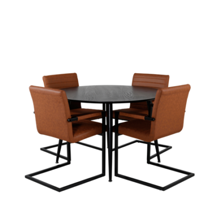 Bild på Matgrupp Doris med 4st matstolar Ark - Venture Home