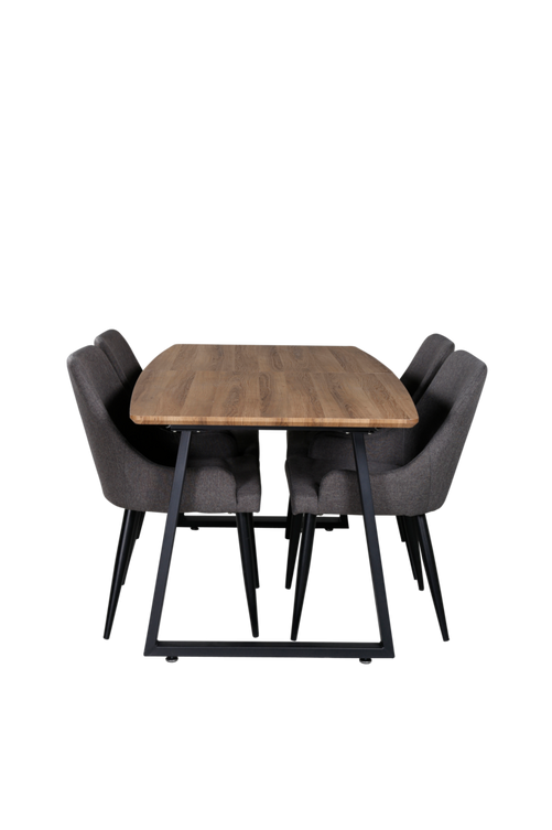 hom_1652265-01_Fs Bild på Matgrupp Irene med 4 st matstolar Pia - Venture Home