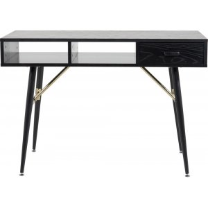 Ansmark skrivbord 110x60 cm - Svart/mässing - Övriga kontorsbord & skrivbord