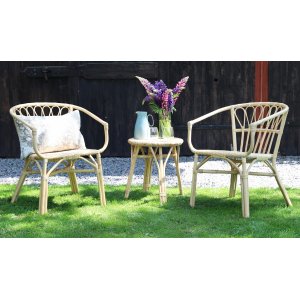 Bali terrass set i rotting - Bord med 2 stolar - Loungegrupper