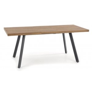 Gladwyn matbord med butterfly 140-180 cm - Ek/svart - Övriga matbord