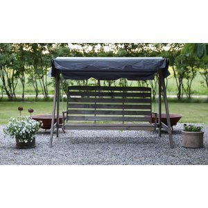 Hammock Båstad i furu - Grå lasering + Skyddande sprayvax - Hammockar