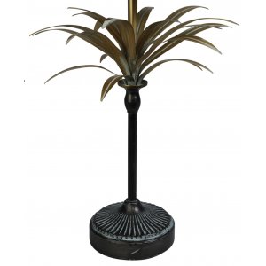 Palm bordslampa H52 cm - Guld vintage - Bordslampor -Lampor - Bordslampor