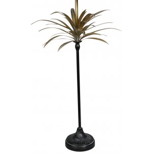 Palm bordslampa H90 cm - Guld vintage - Bordslampor -Lampor - Bordslampor