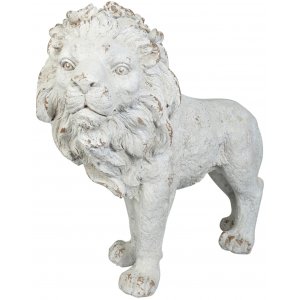 Trädgårdskonst Staty stående lejon XL - L90 cm - Utemöbler -Utemöbler - Trädgårdskonst