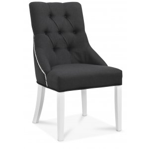 2 st Tuva EUR matstol - Svart tyg - Klädda & stoppade stolar