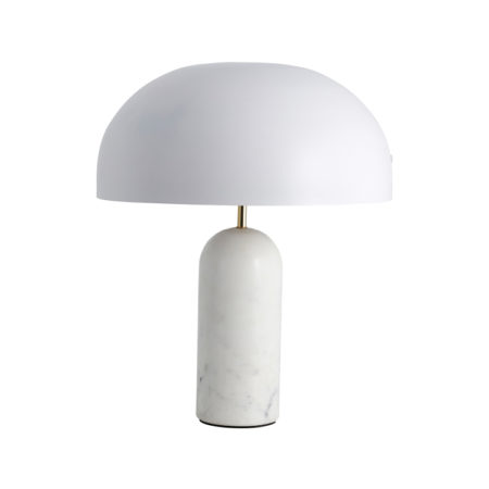Bild på ATLAS Bordslampa Marmor Vit från Nordal