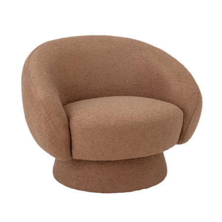 Bild på TED Loungestol Boucle Brun från Bloomingville