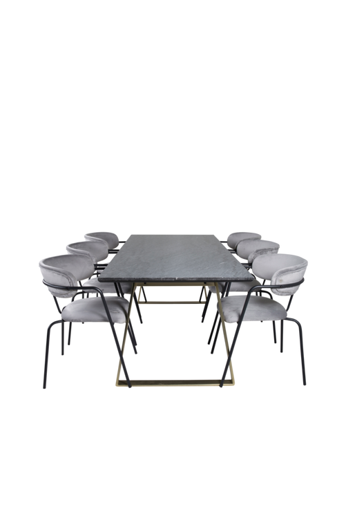 hom_1629099-01_Fs Bild på Matgrupp Estri med 6st matstolar Atticus - Venture Home