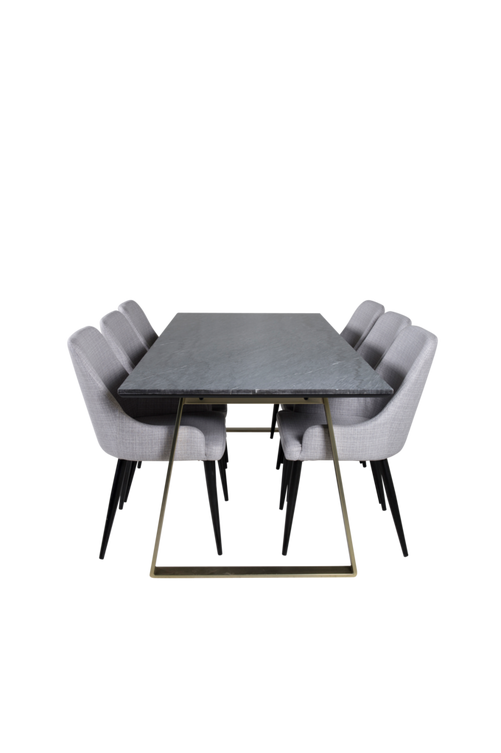 hom_1629108-01_Fs Bild på Matgrupp Estri med 6st matstolar Pia - Venture Home