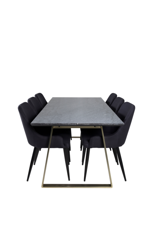 hom_1629108-05_Fs Bild på Matgrupp Estri med 6st matstolar Pia - Venture Home