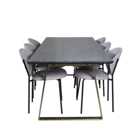 Bild på Matgrupp Estri med 6st matstolar Visby - Venture Home