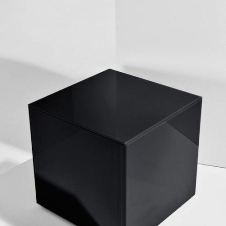 Bild på Pop kub i färgat glas 35x35 cm - Pastill