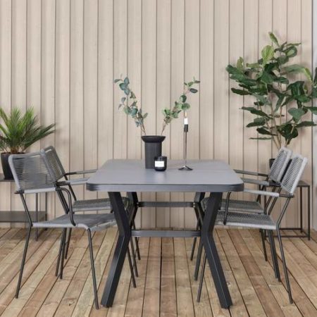 Bild på Matgrupp Uppsala med 4 st Levis matstolar - Venture Home