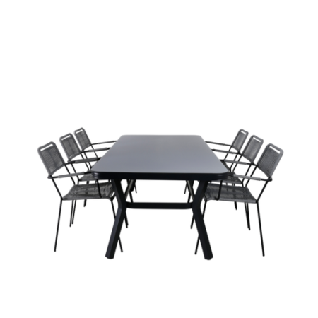 Bild på Matgrupp Uppsala med 4 st Levis matstolar - Venture Home