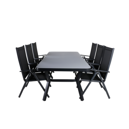 Bild på Matgrupp Uppsala med 6 st Barcelona matstolar - Venture Home