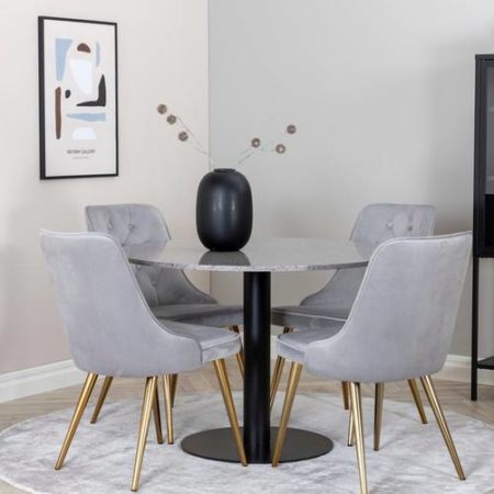 Bild på Matgrupp Ruben med 4st Valleta matstolar - Venture Home