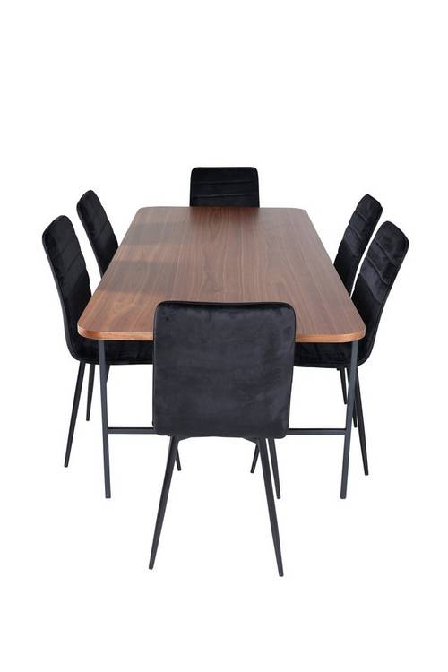 hom_1669139-03_Fs Bild på Matgrupp Uno med 6 st matstolar Windu Lyx - Venture Home