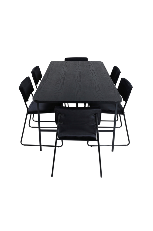 hom_1669141-01_Fs Bild på Matgrupp Uno med 6 st matstolar Kenth - Venture Home