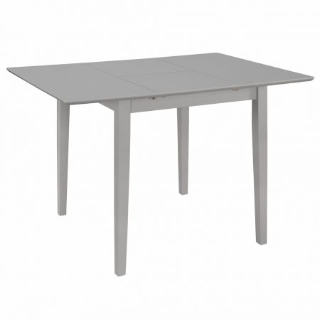 Bild på vidaXL Utdragbart matbord (80-120)x80x74 cm grå MDF