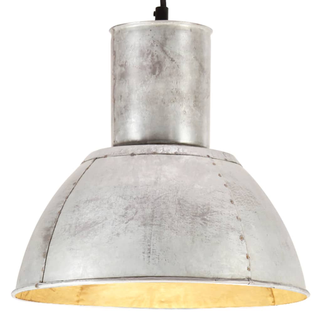 8720286024515_a_en_hd_1 Bild på vidaXL Hänglampa 25 W silver rund 28