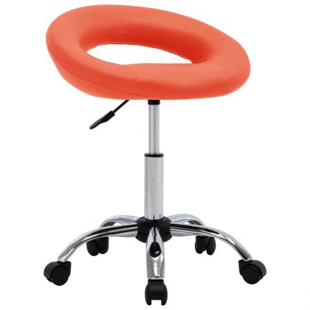 Bild på vidaXL Snurrbar stol orange konstläder